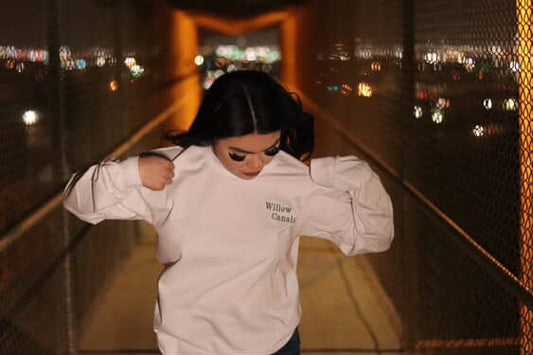 Willow Canals Long Sleeve T Shirt White